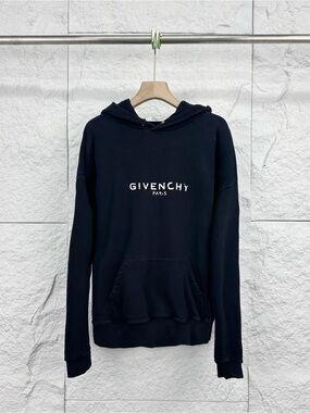 🚩steal Givenchy Black and Ivory Logo Pullover
